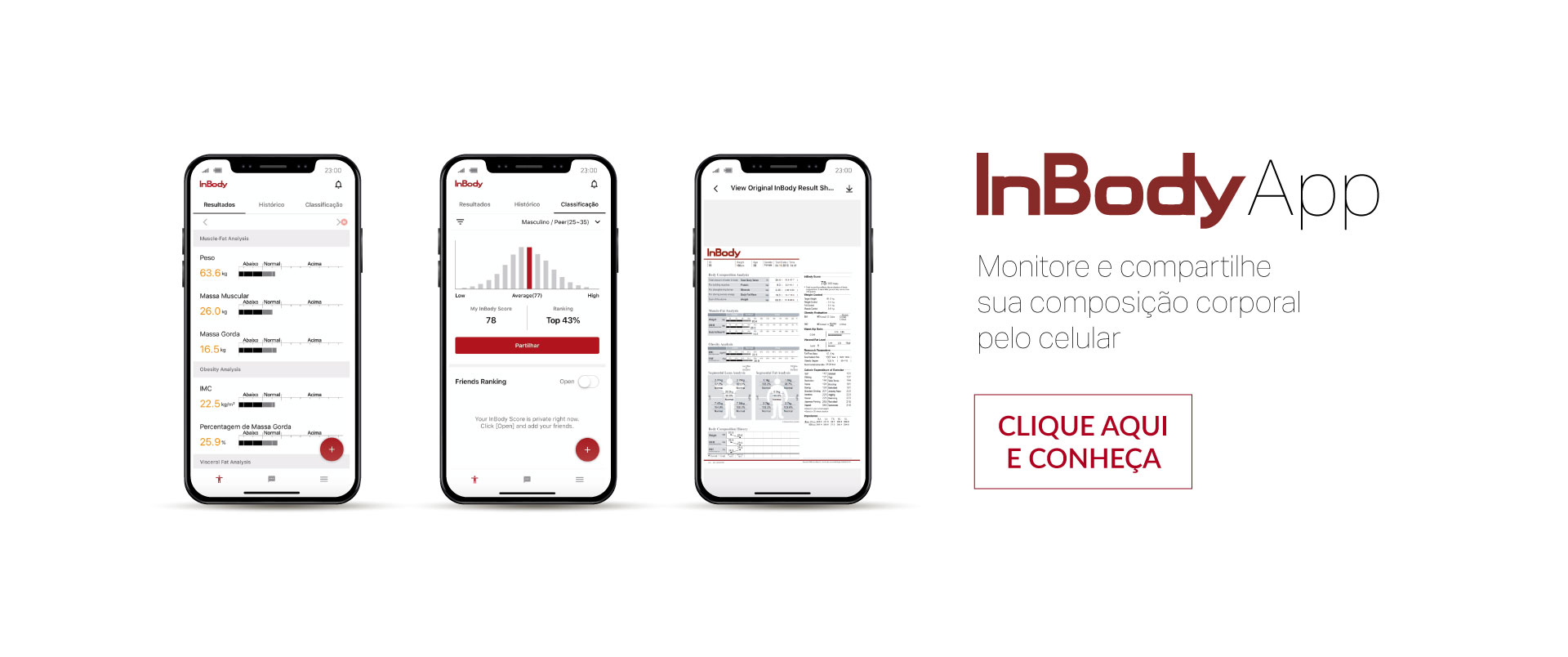 InBody App - Monitore e compartilhe sua composição corporal pelo celular.